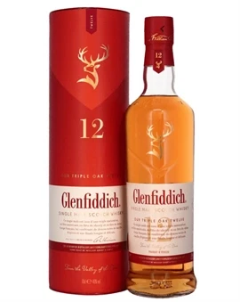 Flaske Glenfiddich 12 år Triple Oak